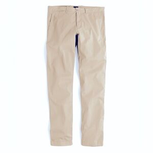 J. Crew 484 Urban Slim-fit lightweight Khaki/Tan stretch chino Pants 32Wx30L